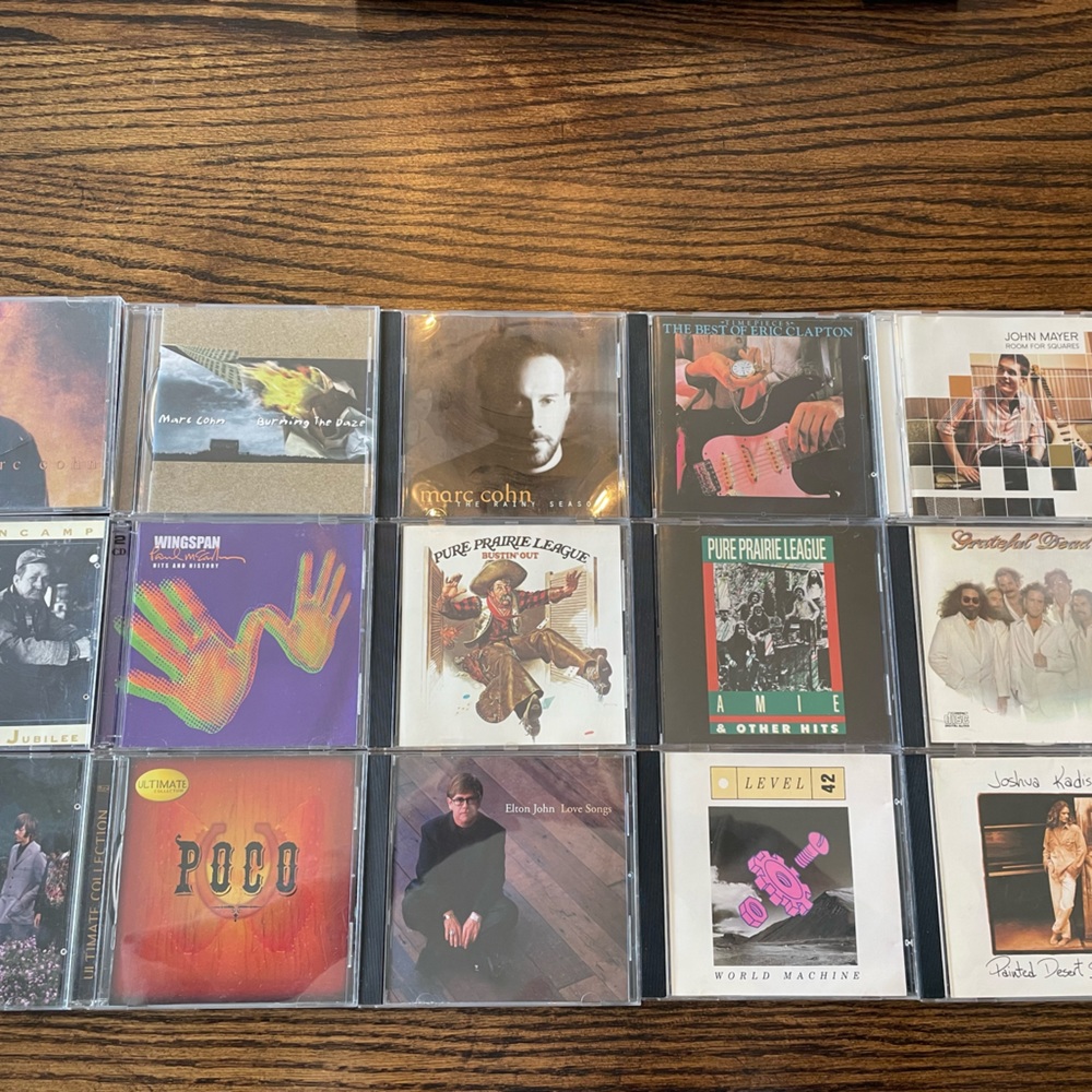 Bundle of 70s-90s CDs TESTED